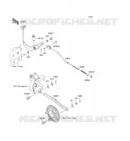PEDALE DE FREIN pour Kawasaki KLX110