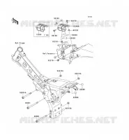 SUPPORT MOTEUR pour Kawasaki KLX110