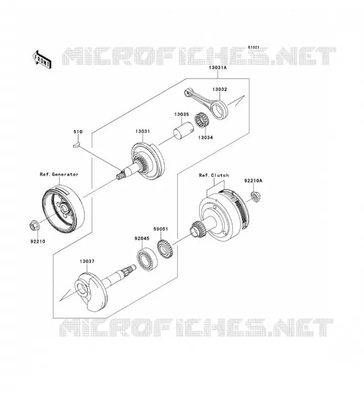 VILEBREQUIN Kawasaki TOUT-TERRAIN 110 2012 KLX110  KLX110CCF