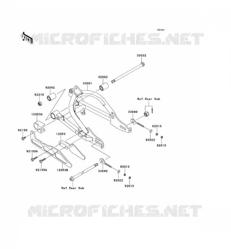 BRAS OSCILLANT Kawasaki TOUT-TERRAIN 110 2014 KLX110  KLX110CEF