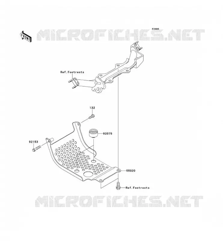 PROTECTION(S) Kawasaki TOUT-TERRAIN 110 2014 KLX110  KLX110CEF