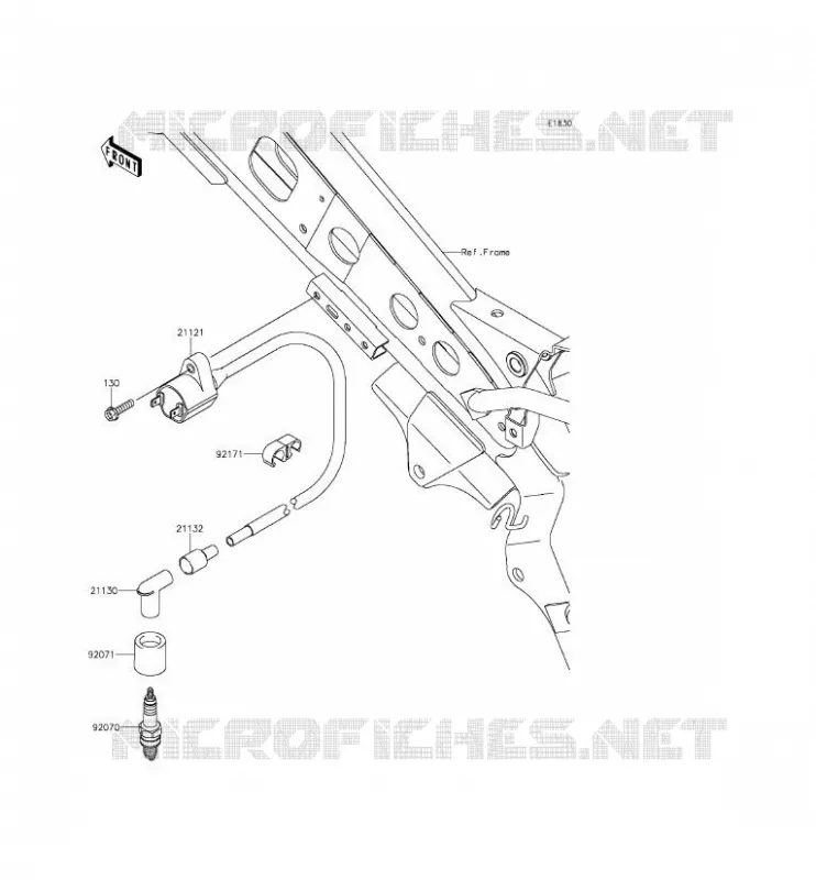SYSTEME D&acute;ALLUMAGE Kawasaki TOUT-TERRAIN 110 2016 KLX110  KLX110CGF