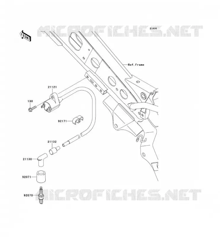 SYSTEME D&acute;ALLUMAGE Kawasaki TOUT-TERRAIN 110 2012 KLX110L  KLX110DCF