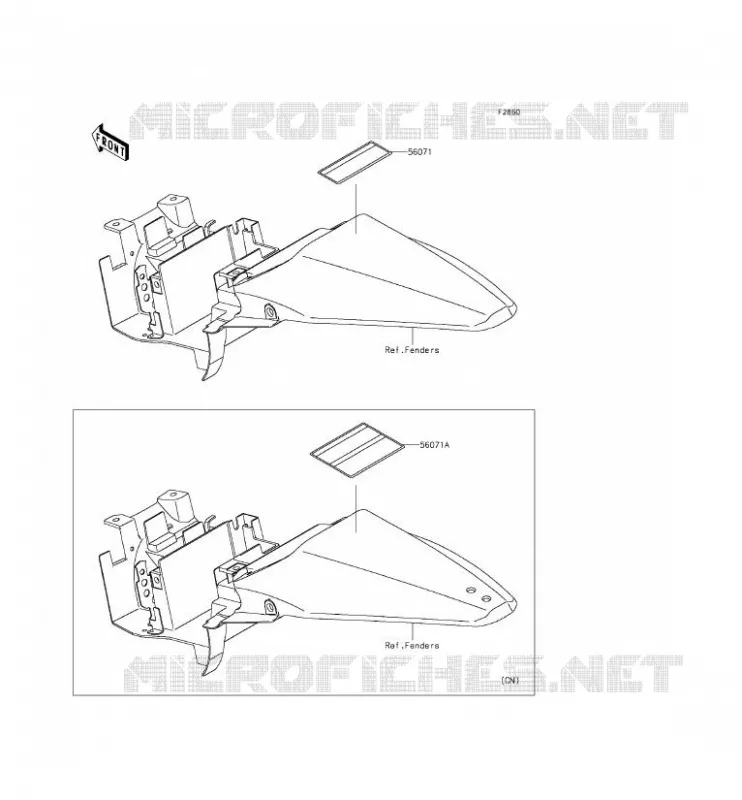 LABEL Kawasaki TOUT-TERRAIN 110 2015 KLX110L  KLX110DFF