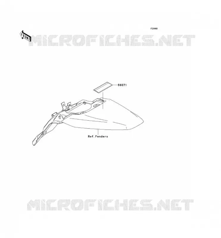 LABEL Kawasaki TOUT-TERRAIN 140 2009 KLX140  KLX140A9F