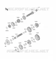 TRANSMISSION pour Kawasaki KLX140