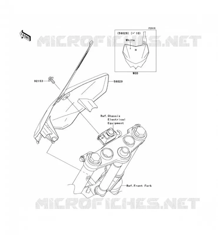 ACCESSOIRE Kawasaki TOUT-TERRAIN 140 2011 KLX140  KLX140ABF