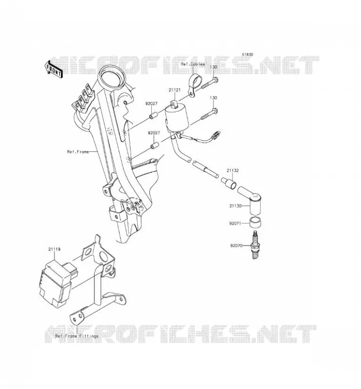 SYSTEME D&acute;ALLUMAGE Kawasaki TOUT-TERRAIN 140 2014 KLX140  KLX140AEF