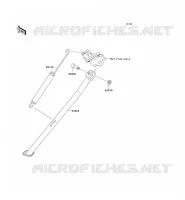 BEQUILLES pour Kawasaki KLX450R