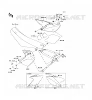 CACHE LAT&Eacute;RAL pour Kawasaki KLX450R