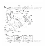CAPOT MOTEUR pour Kawasaki KLX450R