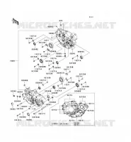 CARTER MOTEUR(S) pour Kawasaki KLX450R