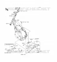 CH&Acirc;SSIS pour Kawasaki KLX450R