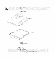 COUVRE CULASSE pour Kawasaki KLX450R