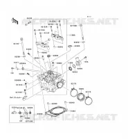 CULASSE pour Kawasaki KLX450R