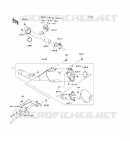 &Eacute;CHAPPEMENT( JKALX450AAA006445) pour Kawasaki KLX450R