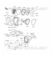 FILTRE A AIR pour Kawasaki KLX450R