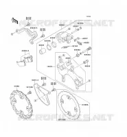 FREIN ARRIERE pour Kawasaki KLX450R