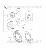 FREIN AVANT pour Kawasaki KLX450R