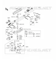 GUIDON pour Kawasaki KLX450R