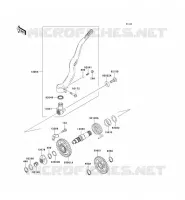 MECANISME DE KICK pour Kawasaki KLX450R