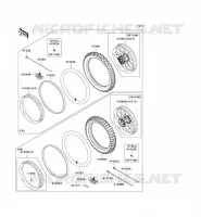 PNEUS pour Kawasaki KLX450R