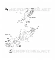 REPOSE PIED pour Kawasaki KLX450R