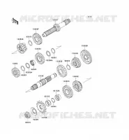 TRANSMISSION pour Kawasaki KLX450R
