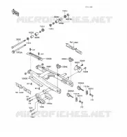 BRAS OSCILLANT pour Kawasaki KX100
