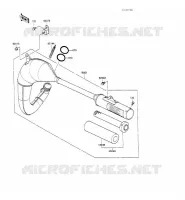 &Eacute;CHAPPEMENT pour Kawasaki KX100