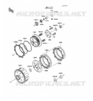 EMBRAYAGE pour Kawasaki KX100