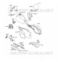LABEL pour Kawasaki KX100