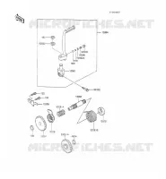 MECANISME DE KICK pour Kawasaki KX100