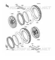 PNEUS pour Kawasaki KX100