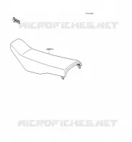 SELLE pour Kawasaki KX100