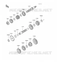 TRANSMISSION pour Kawasaki KX100