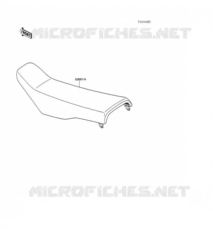 SELLE Kawasaki TOUT-TERRAIN 100 1990 KX100  KX100-A2