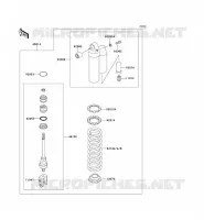 AMORTISSEUR pour Kawasaki KX100