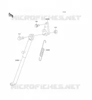 BEQUILLE pour Kawasaki KX100