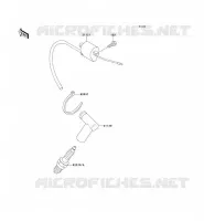 BOBINE D'ALLUMAGE pour Kawasaki KX100