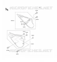 CACHE LAT&Eacute;RAL pour Kawasaki KX100