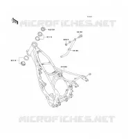 CH&Acirc;SSIS pour Kawasaki KX100