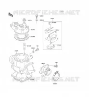 CULASSE/CYLINDRE pour Kawasaki KX100
