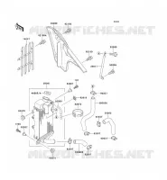 RADIATEUR pour Kawasaki KX100