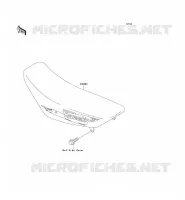 SELLE pour Kawasaki KX100