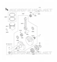 VILEBREQUIN/PISTON pour Kawasaki KX100