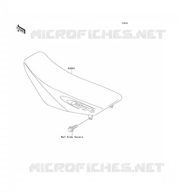 SELLE Kawasaki TOUT-TERRAIN 100 2000 KX100  KX100-C3
