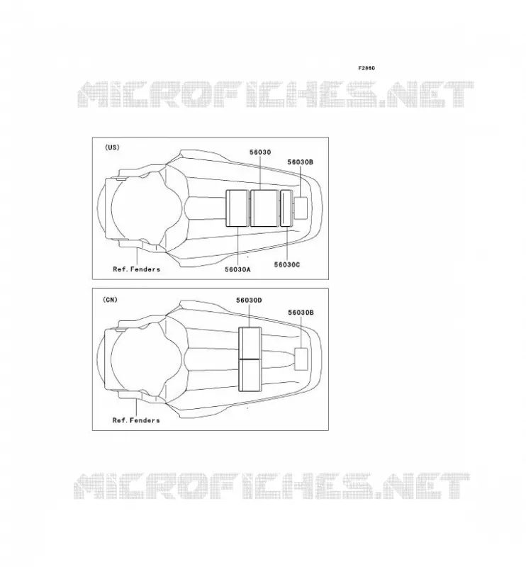 LABEL Kawasaki TOUT-TERRAIN 100 2005 KX100  KX100-D5