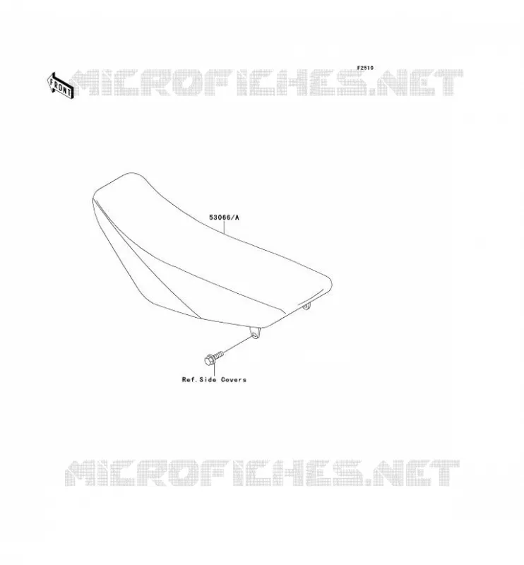 SELLE Kawasaki TOUT-TERRAIN 100 2013 KX100  KX100DDF