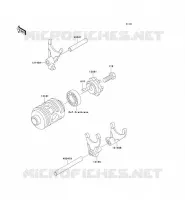 BARILLET/FOURCHETTE pour Kawasaki KX125